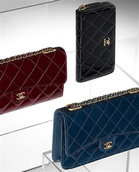 chanel patent wallet price|chanel handbags on chain.